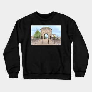 Gateway To Monmouth as Digital Art Crewneck Sweatshirt